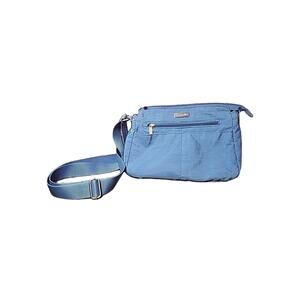 Baggallini Original Everyday Bag RFID Crossbody Bag small blue